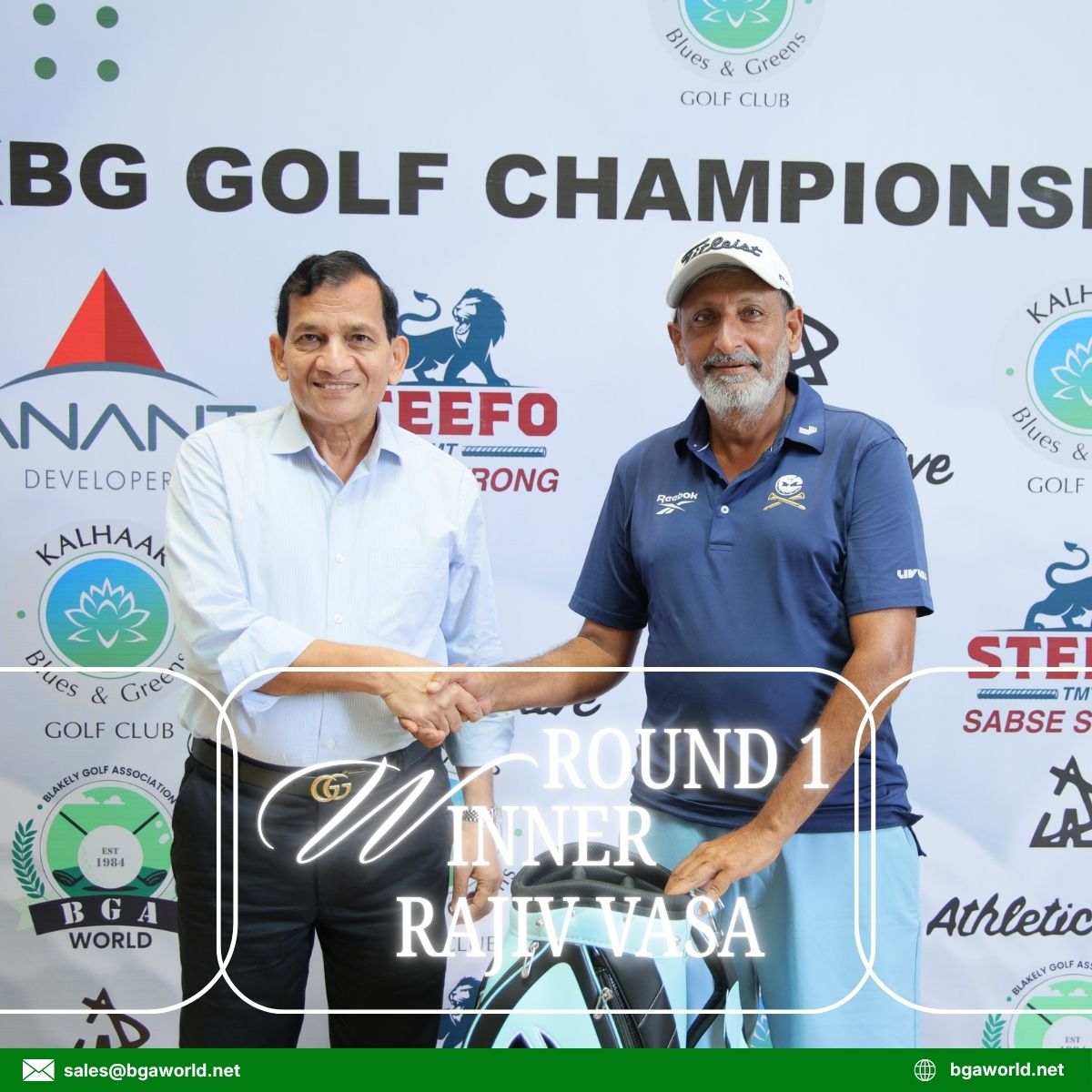 Winner Rajiv Vasa